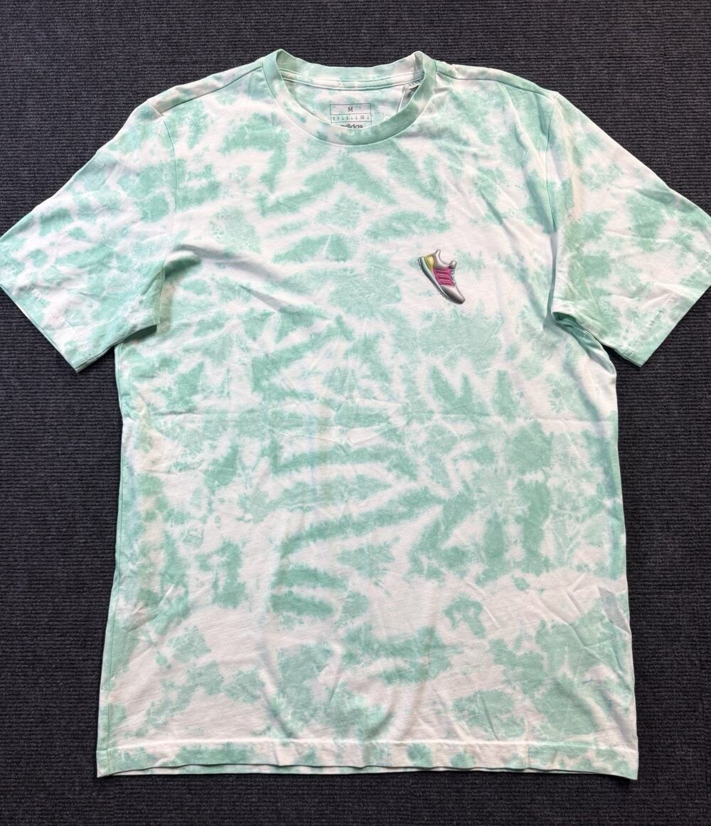 Adidas Men's Official Summer Fun Sneaker Graphic Tee Short Sleeve Mint Medium